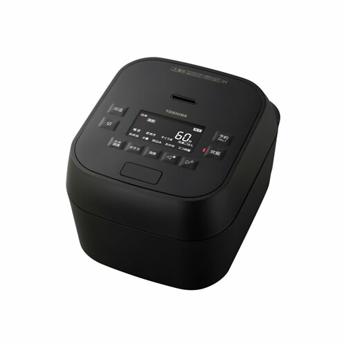 TOSHIBA 真空圧力IH 炊飯器 5.5合炊き RC-10MGW(K) グランブラック 【訳あり：倉庫移動中に外箱傷あり】