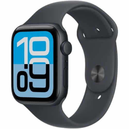 Apple Watch SE 3 GPSモデル 44mm MEHN4J/A [ミッドナイトスポーツバンド S/M]