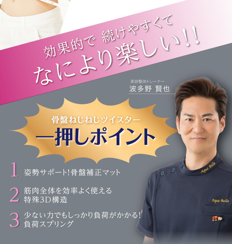 美バランス お腹周り 下腹 ダイエット器具 トレーニング ダントツ楽 な下腹集中エクサ カンタンで楽しいから続けやすい 骨盤補正 ツイスト運動 ダイエット 下腹 引き締め 骨盤ねじねじツイスター ねじり運動 トレーニング グッズ エクササイズ おすすめ 室内 あす楽