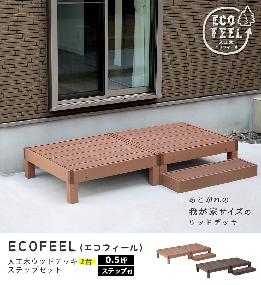 ◇高品質 ストレートフェンス2枚 ウッドパネル 樹脂 人工木 ウッドデッキ ベランダ DIY エクステリア ガーデンファニチャー ウッドテラス 縁側  エントランス