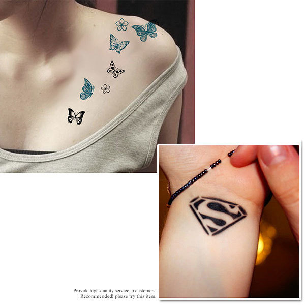 メール便 13type パーティー クラウン 祭り 舞台 フォント 星 ハト クラブ 王冠 タトゥーシール フェザー Tattoo シール ダンス 子供