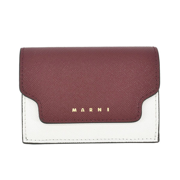 ついに入荷 マルニ MARNI PFMOW02U25 LV520 Z475N 三つ折り小銭付き