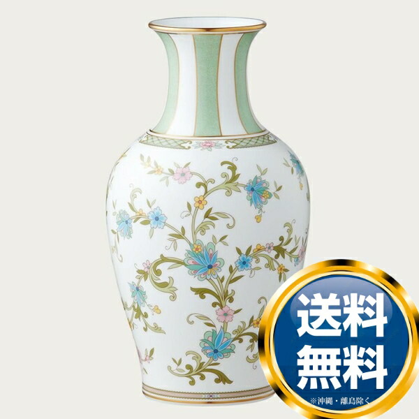 メーカー直送 ノリタケ 〜Noritake〜<BR>辰砂花生“金盛薔薇紋” ad