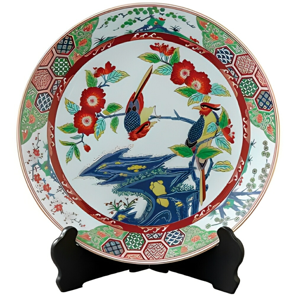 弥左ヱ門 岩花鳥 10寸皿 木箱入・皿立付 貨物輸送無料 ブランド名 洋食器 御前上等 今めかしい 愛くるしい 晴れ晴れしい  今めかしい 一般受け おすすめ 一緒になる 差し上げ物 差し上げ物