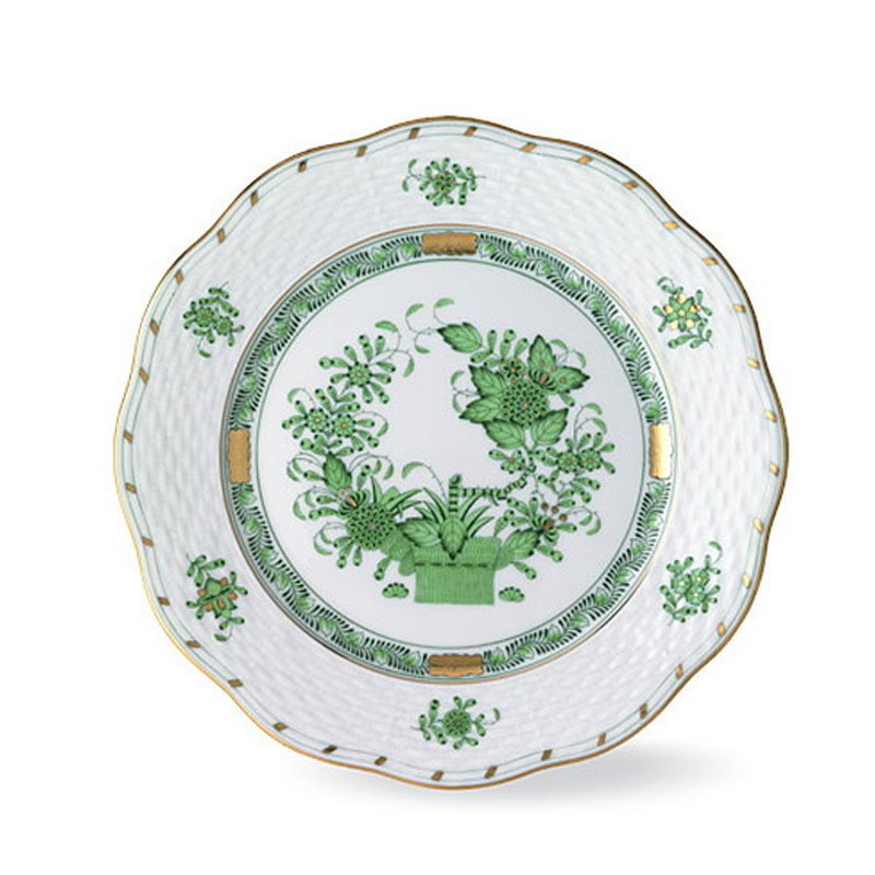 ヘレンド Herend バーラットの華 緑であること 一皿 19糎517 皿・プレート-食器・カトラリー・グラス-キッチン用品・食器・調理器具