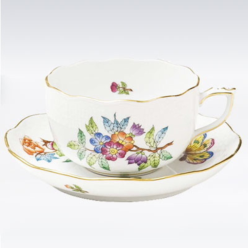 ヘレンド Herend VA ビクトリア プレーン ティーカップ＆ソーサー 724 送料無料 ブランド 洋食器 高級 おしゃれ かわいい 豪華 モダン 人気 おすすめ 結婚 引き出物 ギフト
