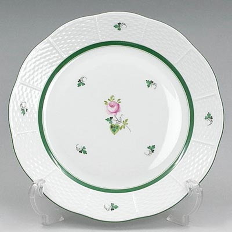 ヘレンド Herend ウィーンのバラ プレート 25cm 524