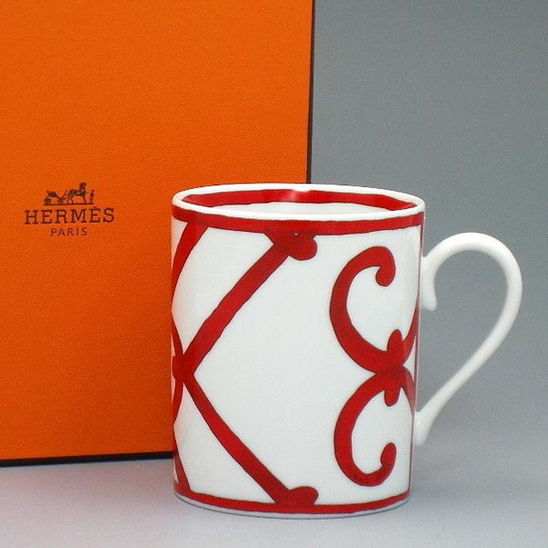 楽天市場】エルメス HERMES ガダルキヴィール レッド 花瓶 フラワー