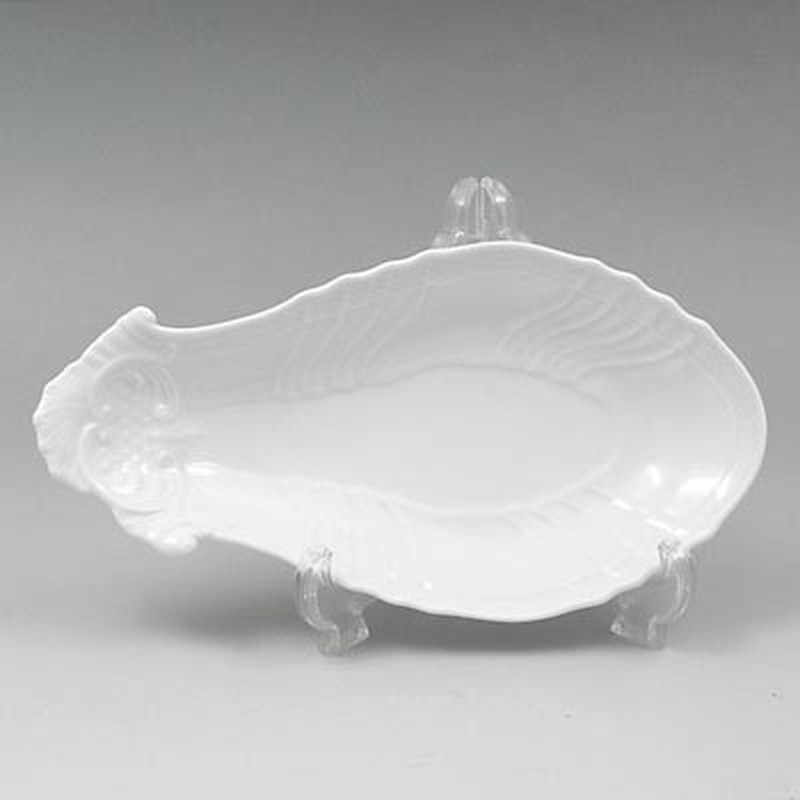 楽天市場】ジノリ1735 ベッキオジノリホワイト ピクルスディッシュ