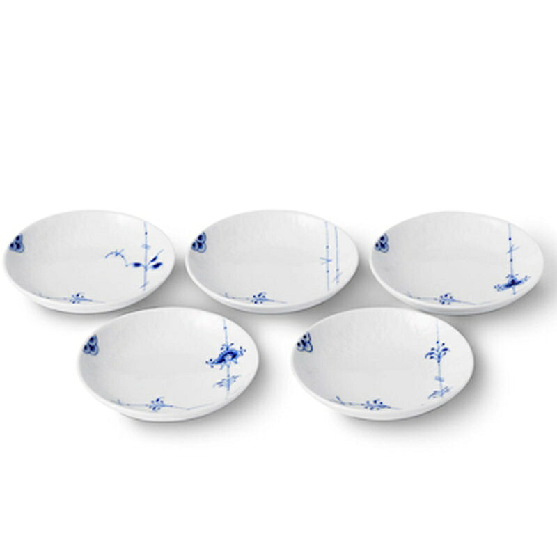 ロイヤルコペンハーゲン ROYAL_COPENHAGEN ブルーパルメッテ プレート10cm 5柄セット2500904|ル・銀座