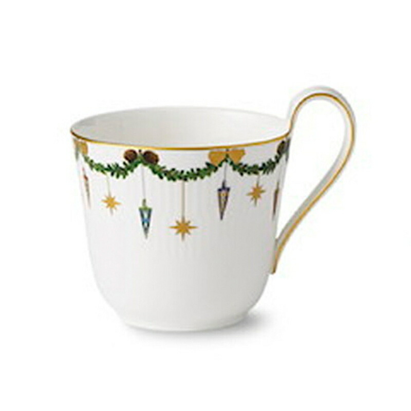ロイヤルコペンハーゲン ROYAL_COPENHAGEN スターフルーテッド ハイハンドルマグ 330m 2503090