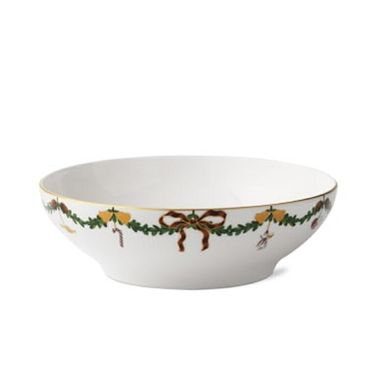 ロイヤルコペンハーゲン ROYAL_COPENHAGEN スターフルーテッド ボウル 25cm 2503580 送料無料 ブランド 洋食器 高級 おしゃれ かわいい 豪華  モダン 人気 おすすめ 結婚 引き出物 ギフト