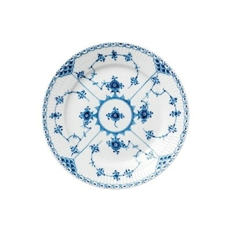 ロイヤルコペンハーゲン ROYAL_COPENHAGEN ハーフレース プレート フラット 19cm 102-620 送料無料 ブランド 洋食器 高級 おしゃれ かわいい 豪華 モダン 人気 おすすめ 結婚 引き出物 ギフト