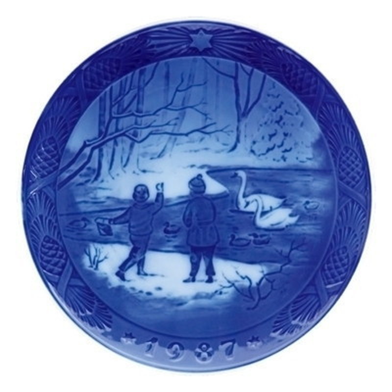 ロイヤルコペンハーゲン ROYAL_COPENHAGEN イヤーズプレート 1987年 ブランド 高級 洋食器 引き出物 贈り物 ギフト 結婚祝い 出産祝い 内祝い 新築祝い