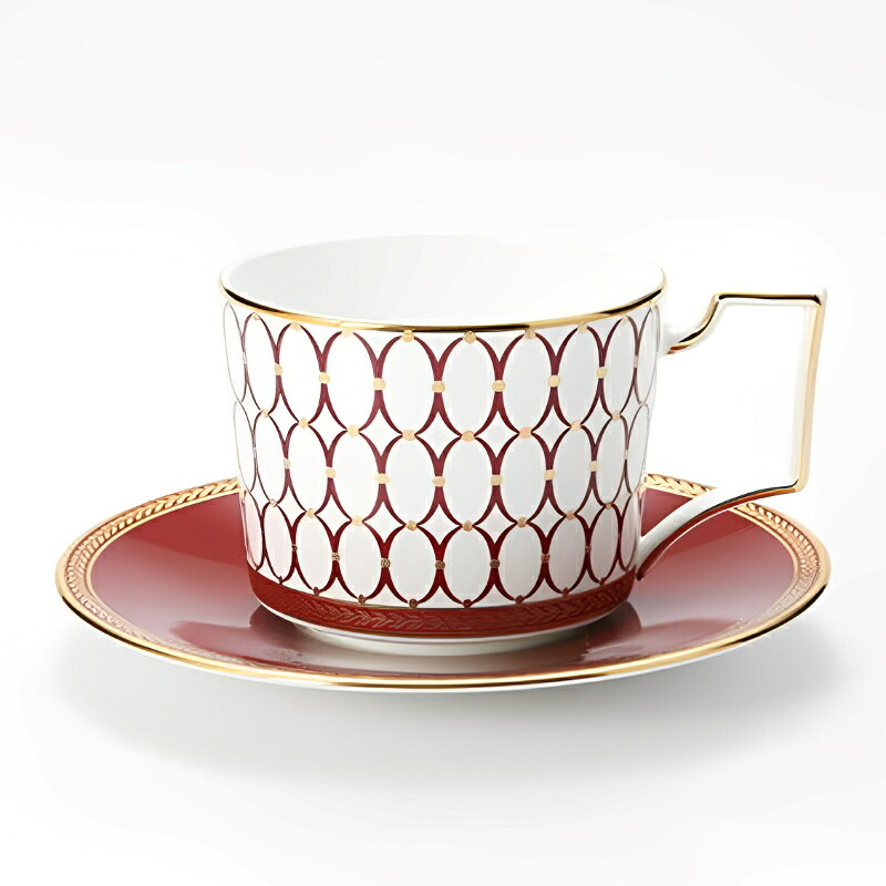 ウェッジウッド WEDGWOOD 文芸復興ゴールド 赤いこと 紅茶優勝杯＆平円盤