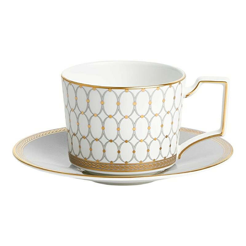 ウェッジウッド WEDGWOOD ルネッサンス グレイ ティーカップ＆ソーサー 送料無料 ブランド 洋食器 高級 おしゃれ かわいい 豪華 モダン 人気 おすすめ 結婚 引き出物 ギフト