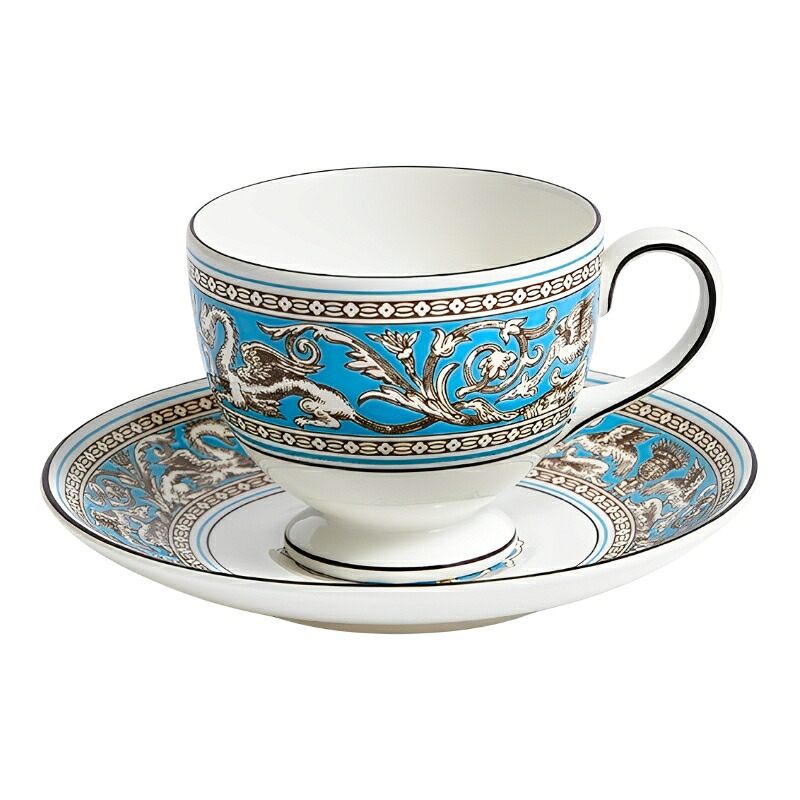 ウェッジウッド WEDGWOOD フロレンティーン 青緑色 紅茶優勝杯＆平円盤 ロバート・エドワード・リー 貨物輸送無料 ブランド名 洋食器 御前上等 今めかしい 愛くるしげ 晴れ晴れしい  今めかしい 一般受け おすすめ 一緒になる 差し上げ物 差し上げ物