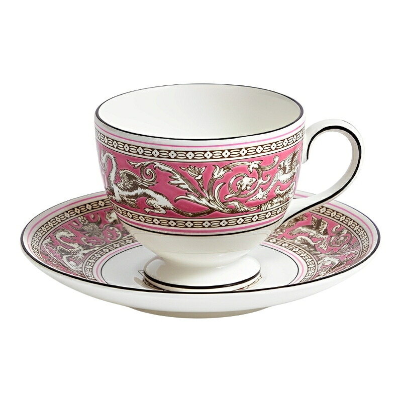 ウェッジウッド WEDGWOOD フロレンティーン フューシャ 紅茶CS ロバート・エドワード・リー