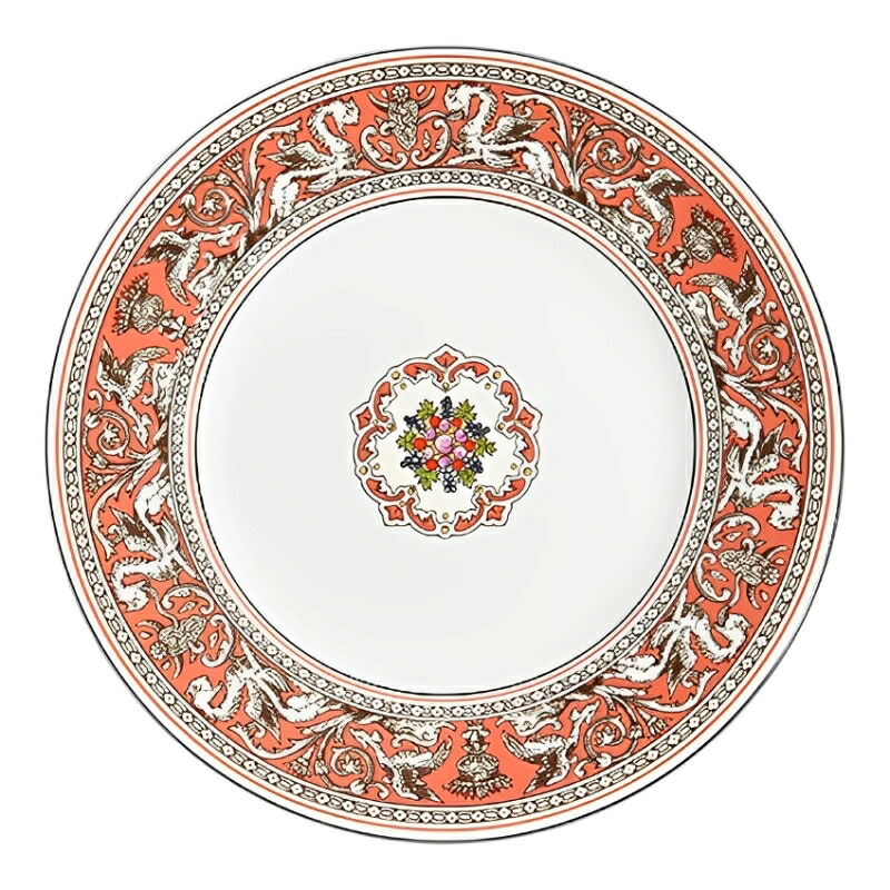 ウェッジウッド WEDGWOOD フロレンティーン サーモン プレート20cm 送料無料 ブランド 洋食器 高級 おしゃれ かわいい 豪華 モダン 人気 おすすめ 結婚 引き出物 ギフト