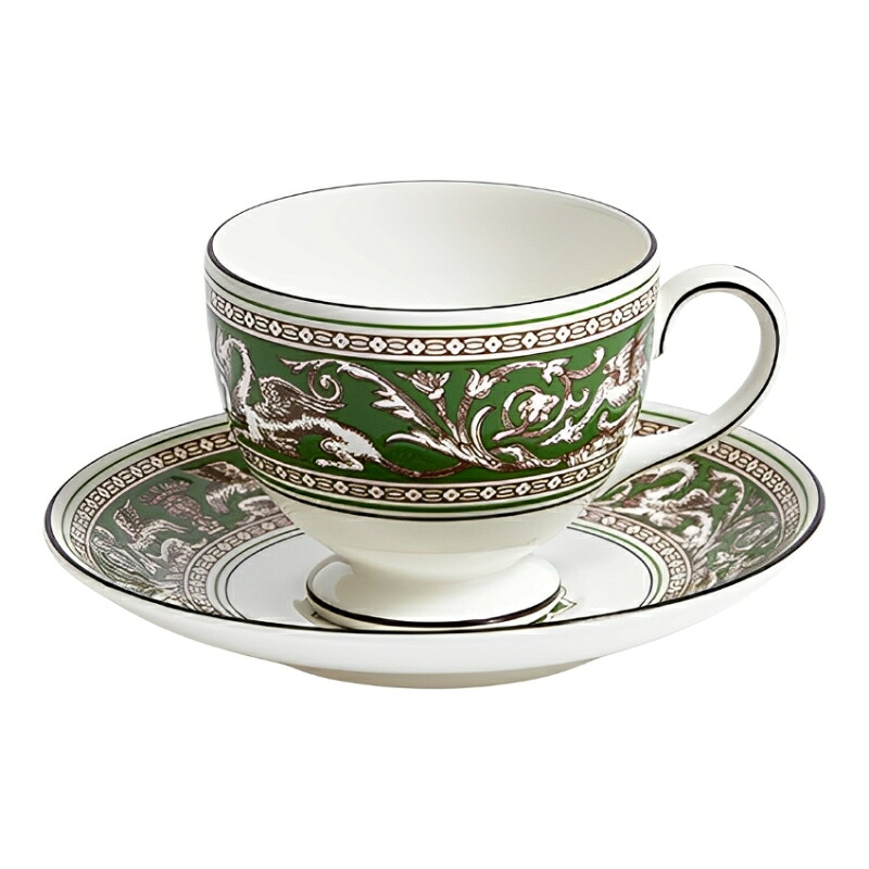 ウェッジウッド WEDGWOOD フロレンティーン ヴェルデ 紅茶CS ロバート・エドワード・リー