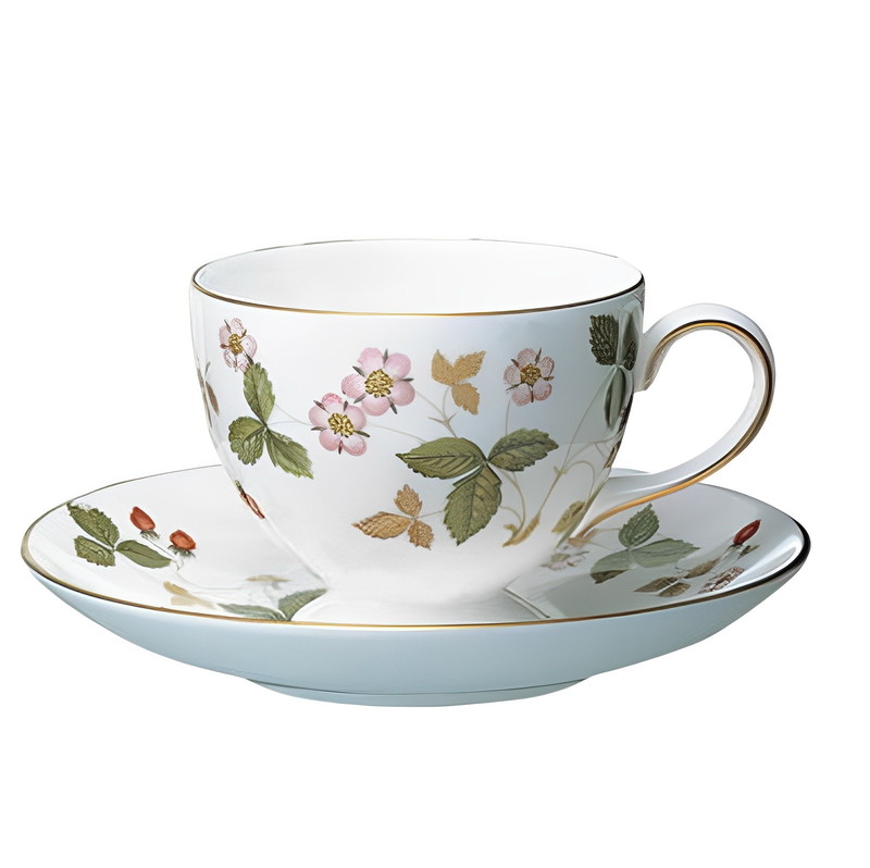 ウェッジウッド WEDGWOOD ワイルドストロベリー 紅茶優勝杯＆平円盤 ロバート・エドワード・リー