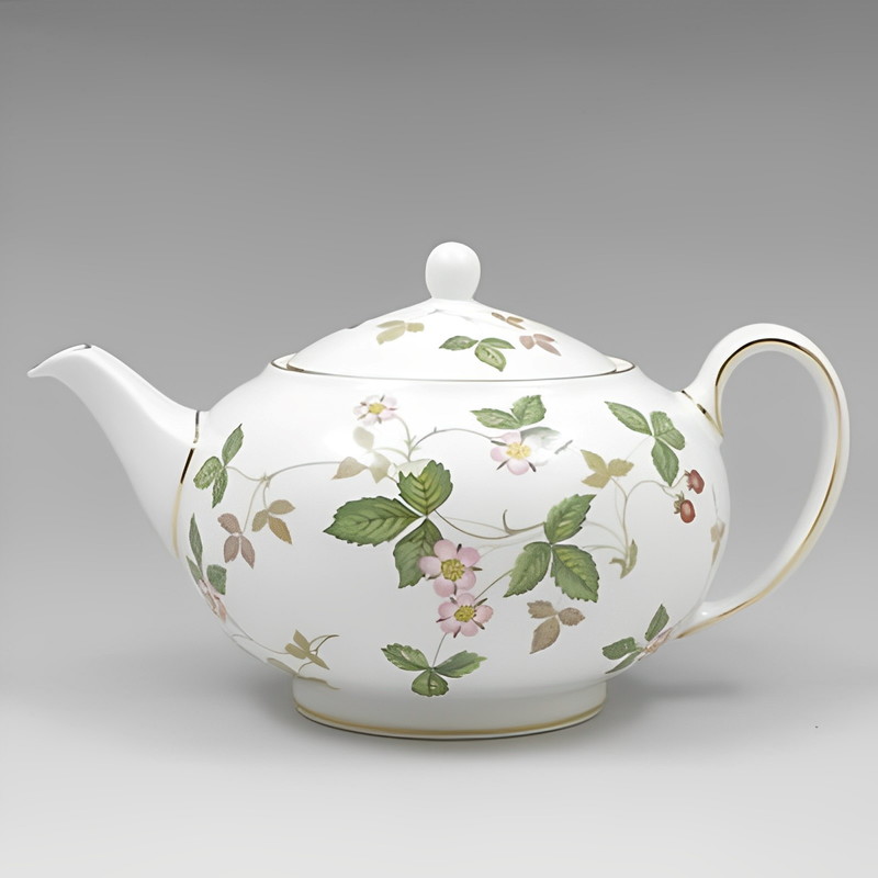 ウェッジウッド WEDGWOOD ワイルドストロベリー ティーポット (L)