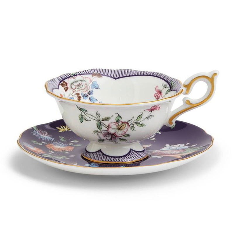 ウェッジウッド WEDGWOOD ワンダーラスト 十二時起重機 紅茶優勝杯＆平円盤