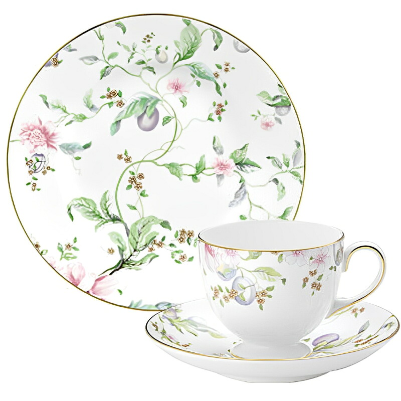 ウェッジウッド WEDGWOOD スウィートプラム デザート皿(20cm)セット 送料無料 ブランド 洋食器 高級 おしゃれ かわいい 豪華 モダン 人気 おすすめ 結婚 引き出物 ギフト