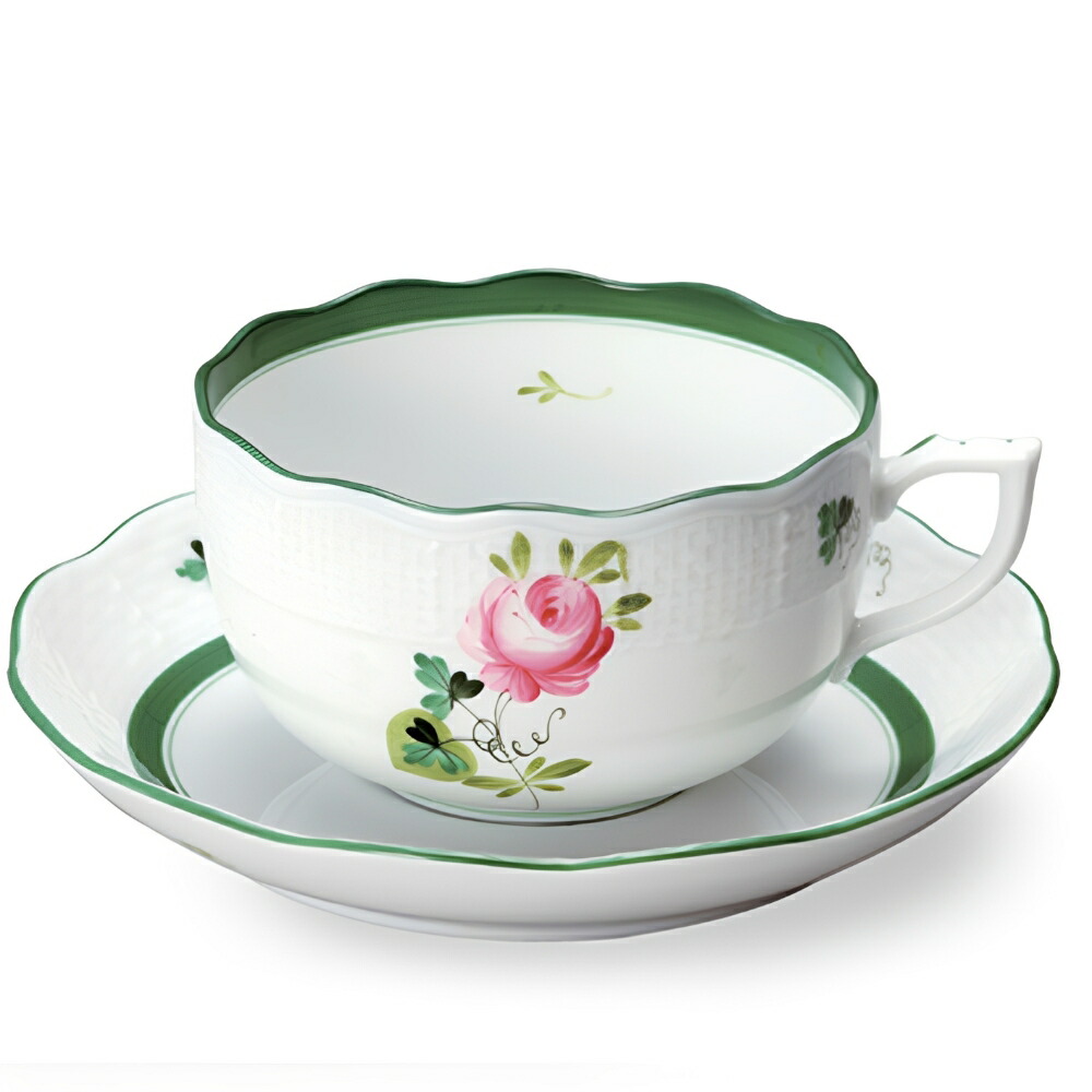 楽天市場】ヘレンド Herend インドの華 グリーン ティーカップ