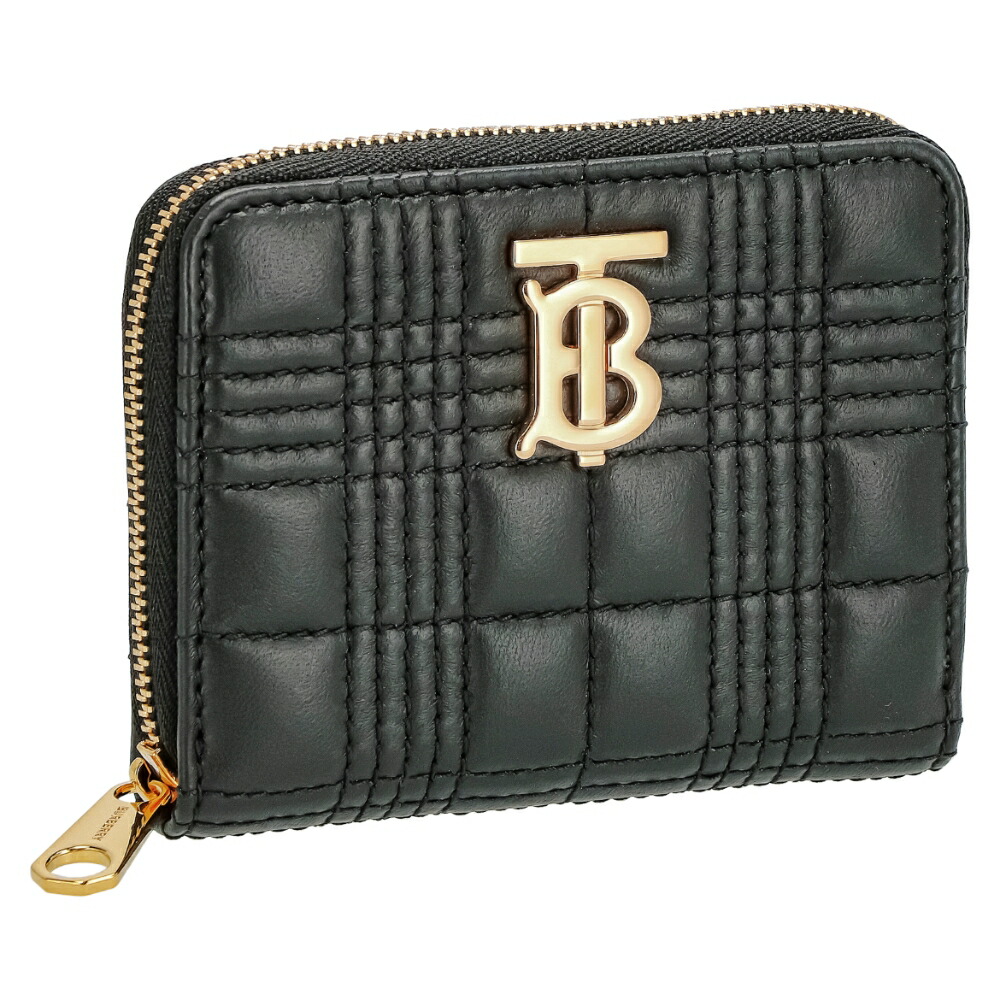楽天市場】BURBERRY バーバリー Grainy Leather TB Zip Card Case