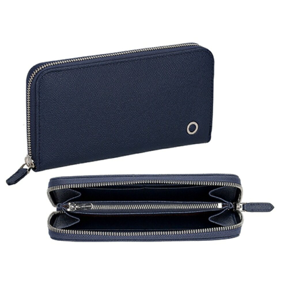 ブルガリ BVLGARI 282588 GRAIN/DENIM SAPPHIRE ラウンドファスナー長財布 送料無料 ブランド 高級 贈り物 ギフト プレゼント 誕生日