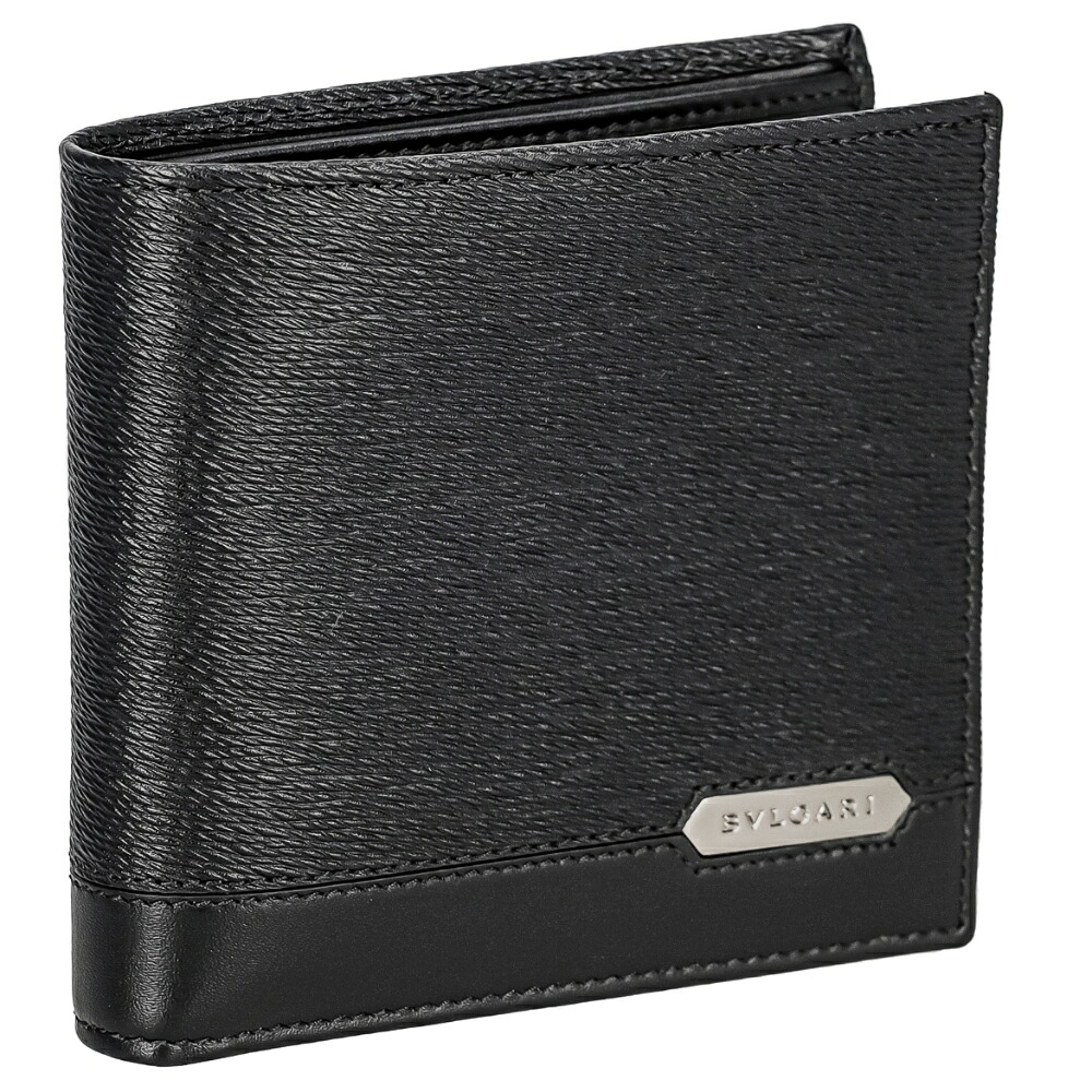 ブル小峡谷 BVLGARI 280899 GRAIN/BLK 二つ折り紙入れ 貨物輸送無料 ブランド名 飛び切り 差し上げ物 差し上げ物 差し上げ物 生まれ落ちる日