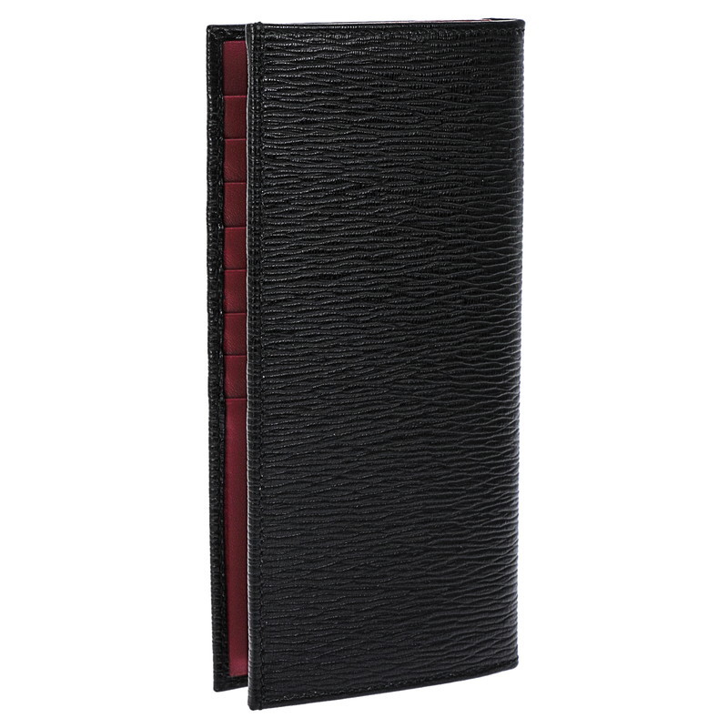 フェラガモ　FERRAGAMO　66A069　NER　RED　PEBBLE　長財布