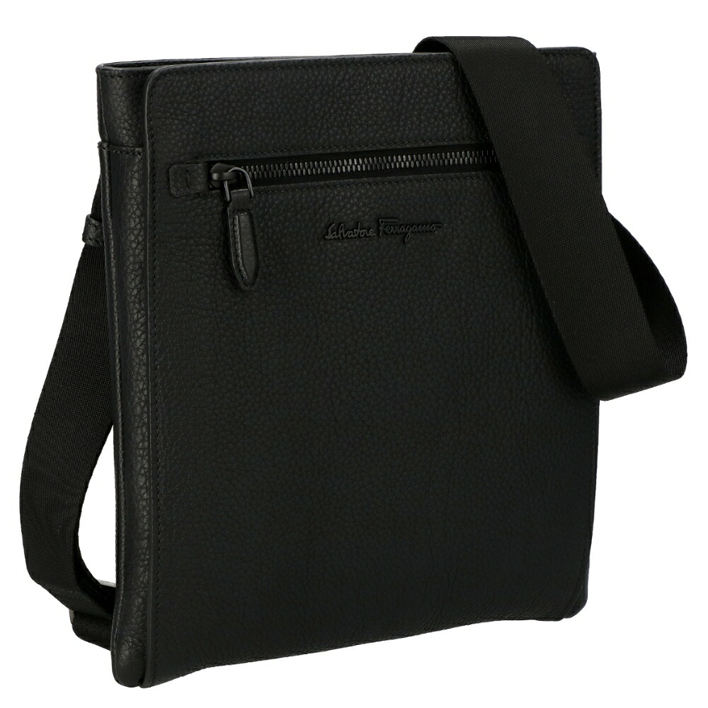 サルヴァトーレフェラガモ ショルダー サコッシュ レザー ブラック e400 サルヴァトーレフェラガモ ショルダー サコッシュ レザー