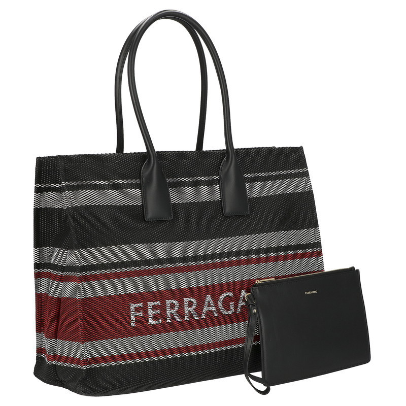 フェラガモ FERRAGAMO 214955 FAB/CALF/NE/OP/WH トートバッグ