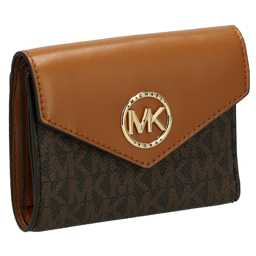 マイケルコース MICHAEL KORS 34S1GNME6B/252 三つ折り財布 送料無料 ブランド 高級 贈り物 ギフト プレゼント 誕生日