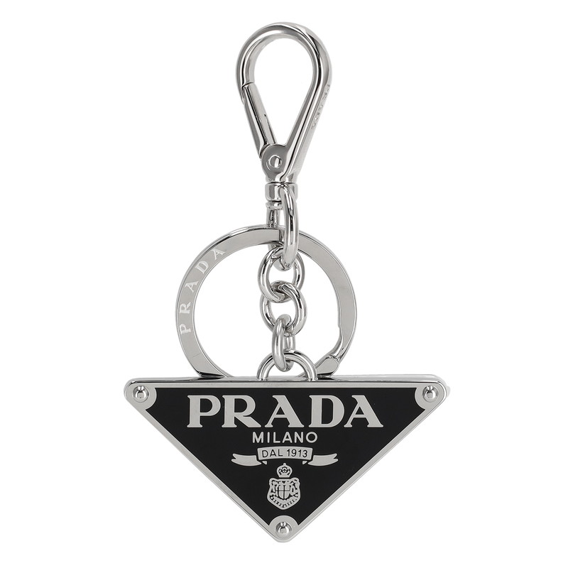 PRADA チャーム プラダ PRADA チャーム ロボット チャーム シルバー レザー