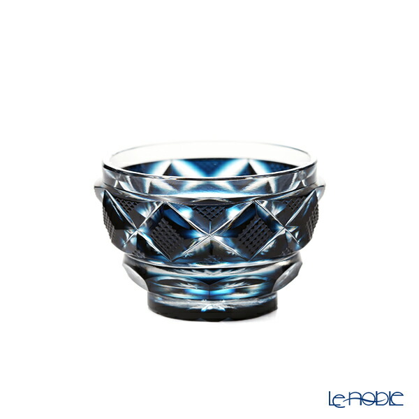 薩摩切子 猪口 八角 籠目文 青　酒器　ぐい呑み　グラス 楽天市場】【P10倍・クーポン】復元薩摩切子 猪口A／1102 八角籠目 紫