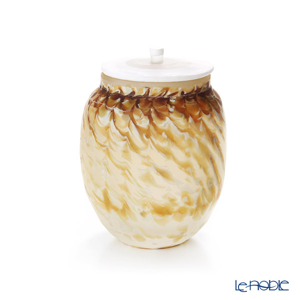 花瓶　津軽びいどろ　大川薫工房 496397290031.jpg