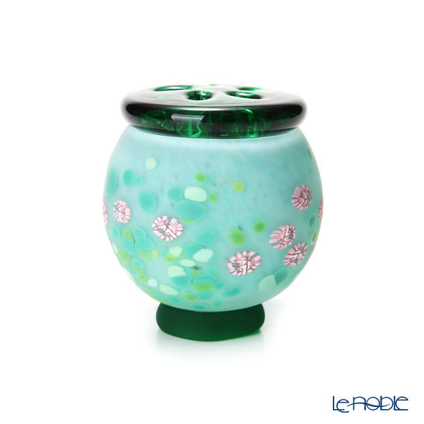 楽天市場】大川薫津軽びいどろ 玻璃香合 木箱入【ガラス/茶道具】 : せ