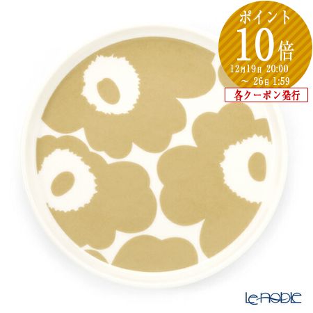 【新品未使用】マリメッコ　ウニッコ　ピーチ　ホワイト　ゴールド　プレート　セット 新品未使用】マリメッコ ウニッコ ピーチ ホワイト ゴールド プレート