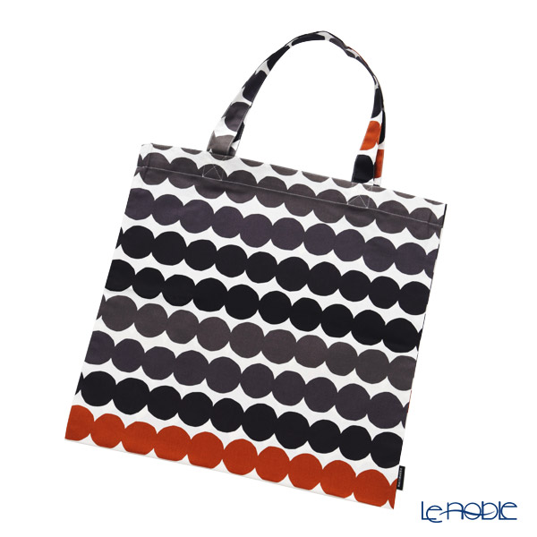 楽天市場 ポイント10倍 マリメッコ Marimekko Rasymatto ラシィマット 使い込まれたラグ ファブリックバッグ ホワイト グレー ブラウン 198 aw コットン 北欧 食器 ブランド洋食器の店ル ノーブル