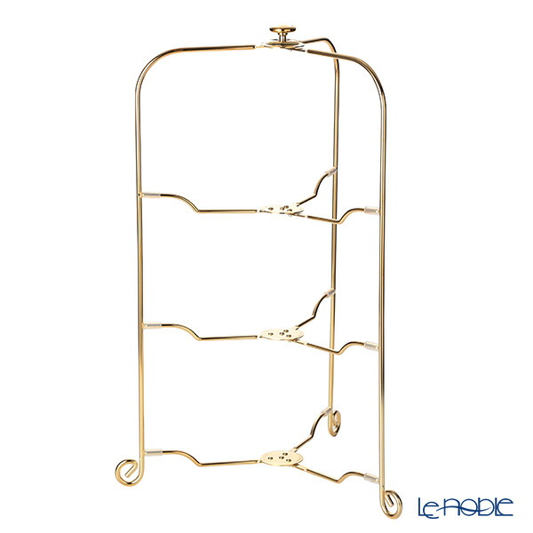 楽天市場】早川シルバー 折りたたみティースタンド デコ 2段 プレート