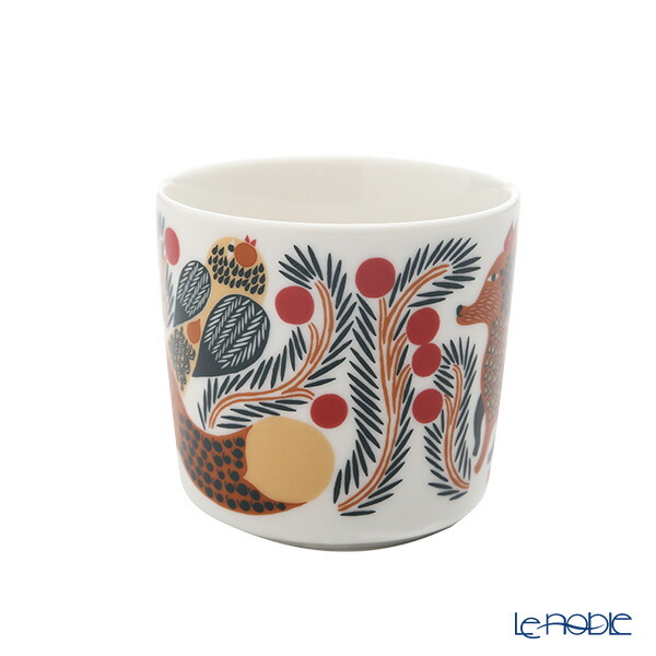 マリメッコ Marimekko Ketunmarja ケトゥンマルヤ キツネとベリー コーヒーカップセット ハンドルなし 186 激安 新作 ボウル ブランド 北欧 内祝い 食器 結婚祝い 21aw