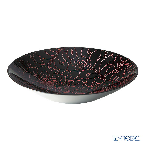 楽天市場】【先着クーポン】 井助 漆器 ボウル 牡丹彫 大鉢 黒／白 木