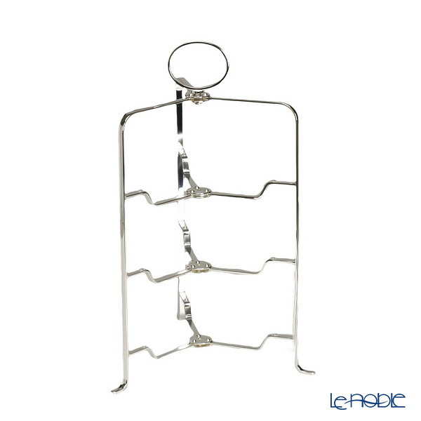 楽天市場】早川シルバー 折りたたみティースタンド デコ 2段 プレート