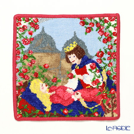 【ポイント10倍】フェイラー ハンドタオル フェアリーテイル 眠れる森の美女 25×25cm ハンカチ画像