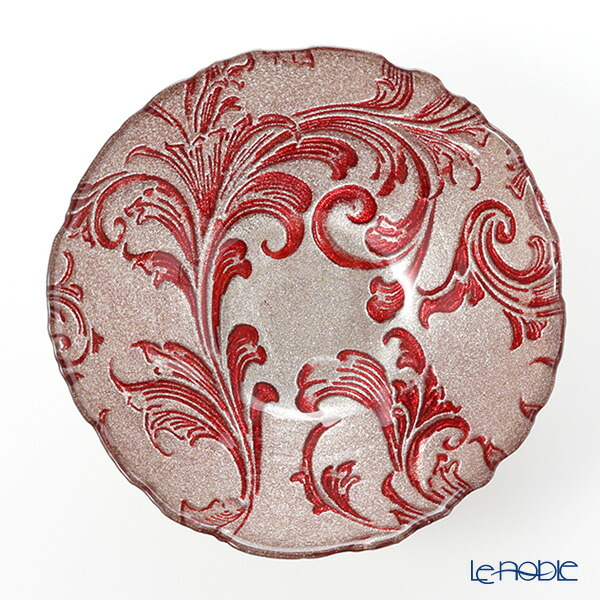 楽天市場 Vetro Felice ヴェトロ フェリーチェ アカンサス ボウル 17cm レッド 4 16 ガラス プレート おしゃれ 食器 ブランド 結婚祝い 内祝い ブランド洋食器の店ル ノーブル