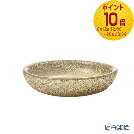 Vetro Felice リムボウル　25-26㎝　10枚セット ゴールド グリッター リムボウル 26cm ニューゴールド＆クリア | Vetro