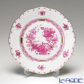 【P10倍・クーポン】ヘレンド (HEREND) インドの華ピンク 00517-0-00 プレート 19cm HEREND ブランド プレート お皿 ディッシュ|ブランド洋食器の店ル・ノーブル